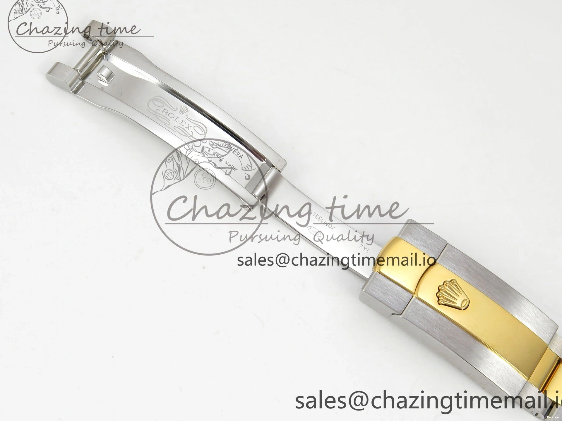 MiroTime 0511 DateJust 31 278383RBR THBF 1:1 Best Edition 904L Steel White Roman Dial Diamonds Bezel on SS YG Oyster Bracelet HZ Cal. Minimalist 44